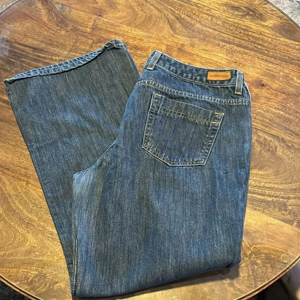 Eddie Bauer low rise bootcut jeans 16 short